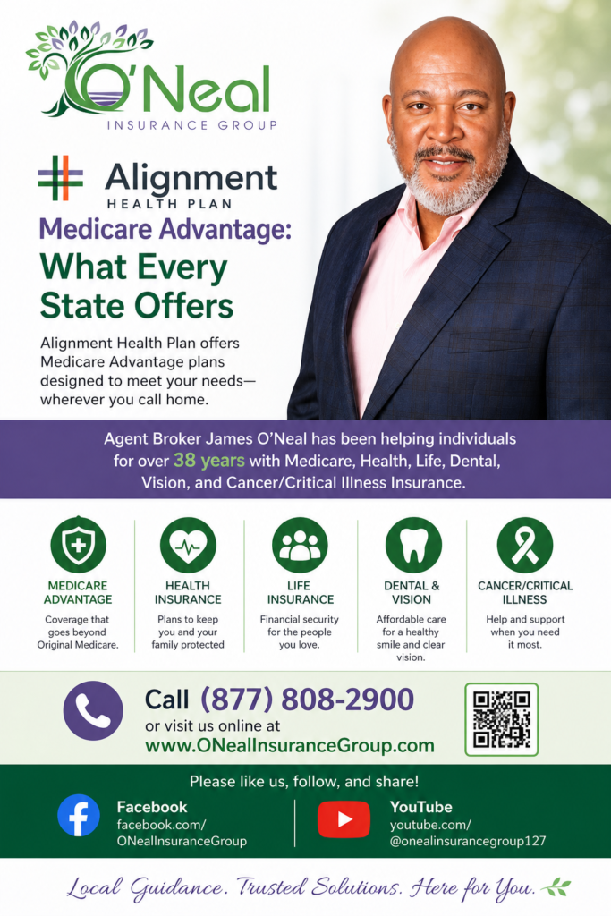 Alignment's legal notices identify the organization as an HMO, HMO-POS, HMO C-SNP, HMO D-SNP and PPO plan with a Medicare contract. Its Medicaid contracts support certain D-SNP arrangements in California, Nevada, North Carolina and Texas. Arizona has documented C-SNP offerings, but no 2026 D-SNP was established there by the provider materials reviewed.
