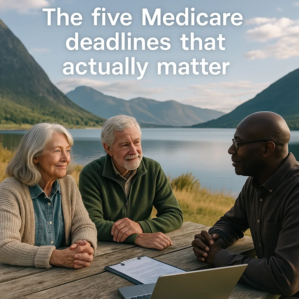 Medicare Annual Enrollment 2026: the five deadlines that matter, explained by a licensed agent